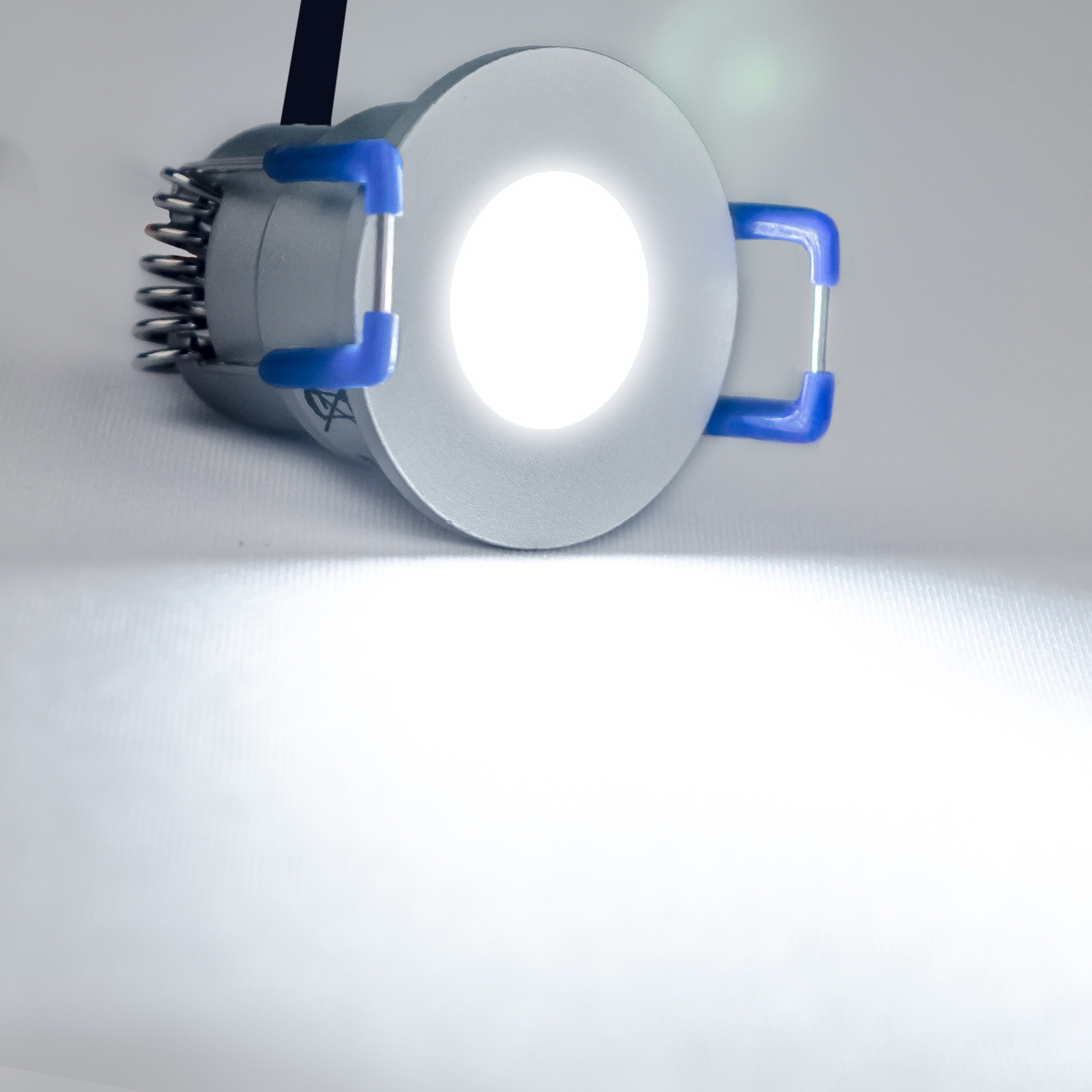 LED Inbouwspot veranda & overkapping - Warm wit 2700K - Dimbaar - Enkel - TrueLED Compact Silver