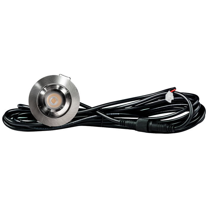 LED Inbouwspot veranda & overkapping - Kantelbaar - Warm wit 2700K - Dimbaar - Enkel - TrueLED Grand Chrome