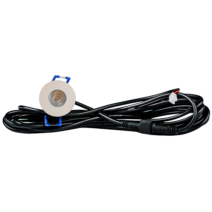 LED Inbouwspot veranda & overkapping - Warm wit 2700K - Dimbaar - Enkel - TrueLED Compact Silver